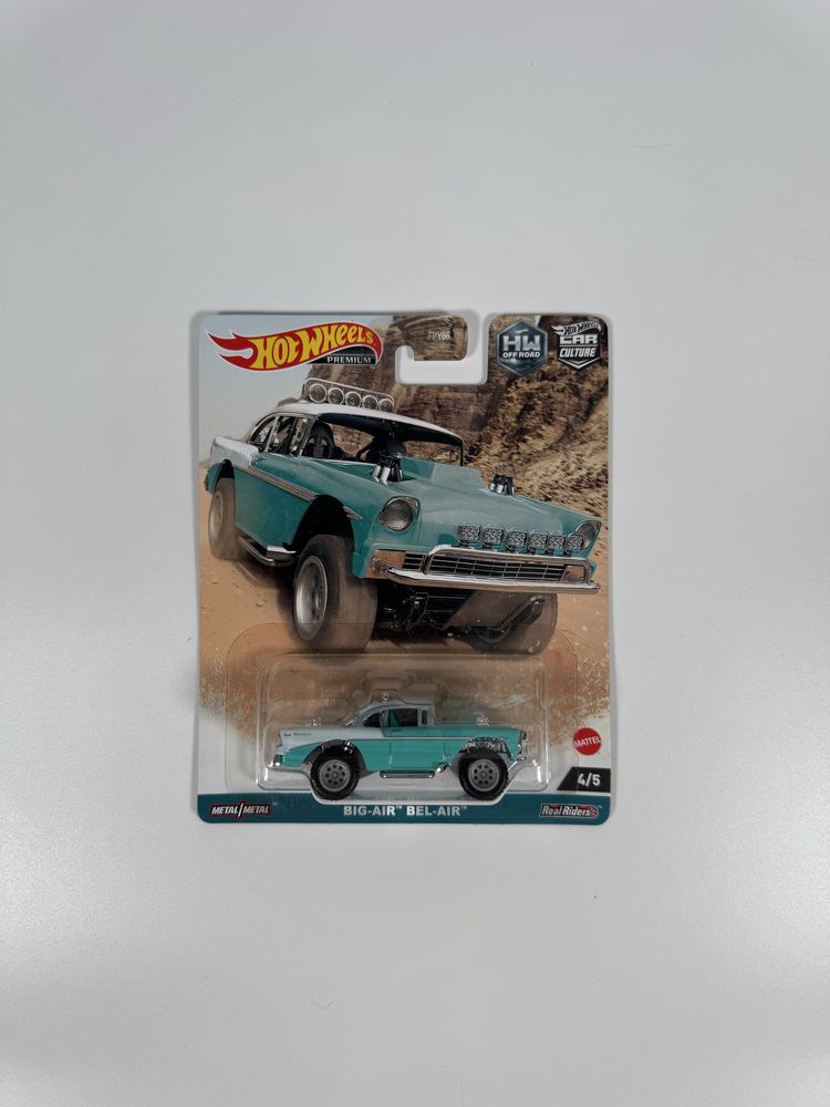 Hot Wheels Off Road zestaw 5 aut Premium, Toyota, Range Rover Mercedes