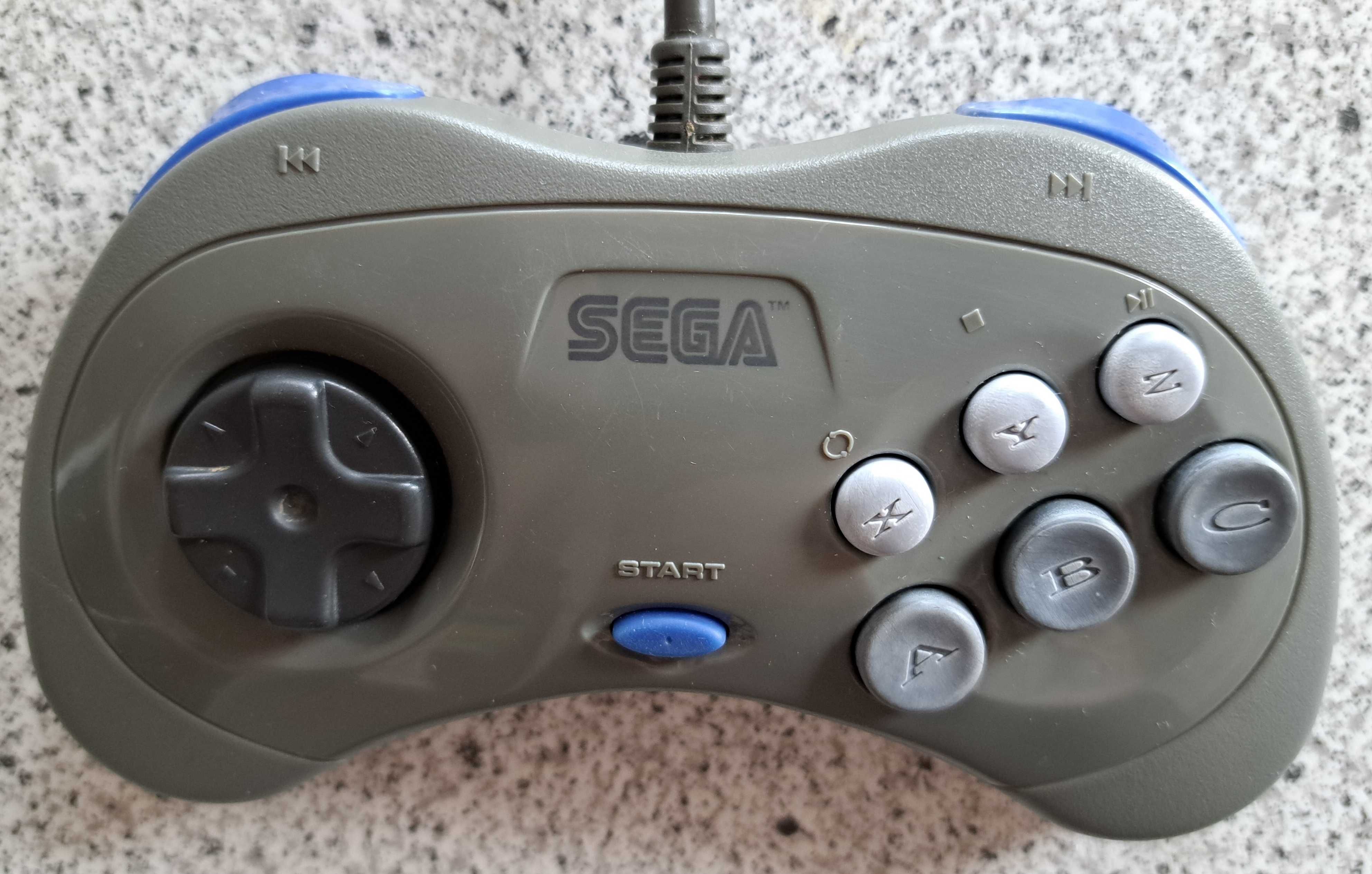 Sega Saturn, japońska, sprawna, Bitfunx PSU, zestaw gotowy do gry