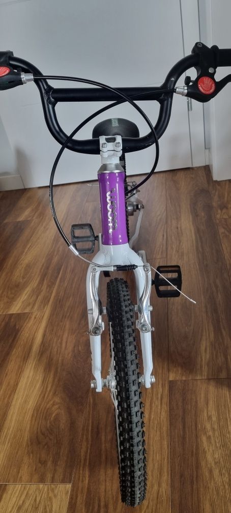 Woom 3 automagic 2 BIEGI rowerek 16 cali fiolet