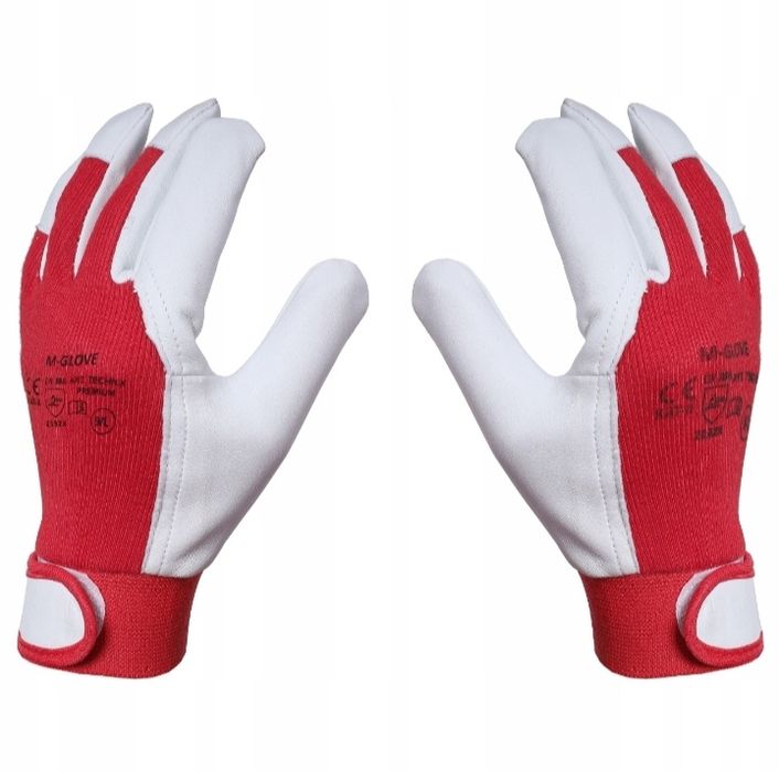 Rękawice skórzane monterskie SUPER CENA