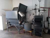 spalarka do trocin AZSO100 plus kocioł 5kw