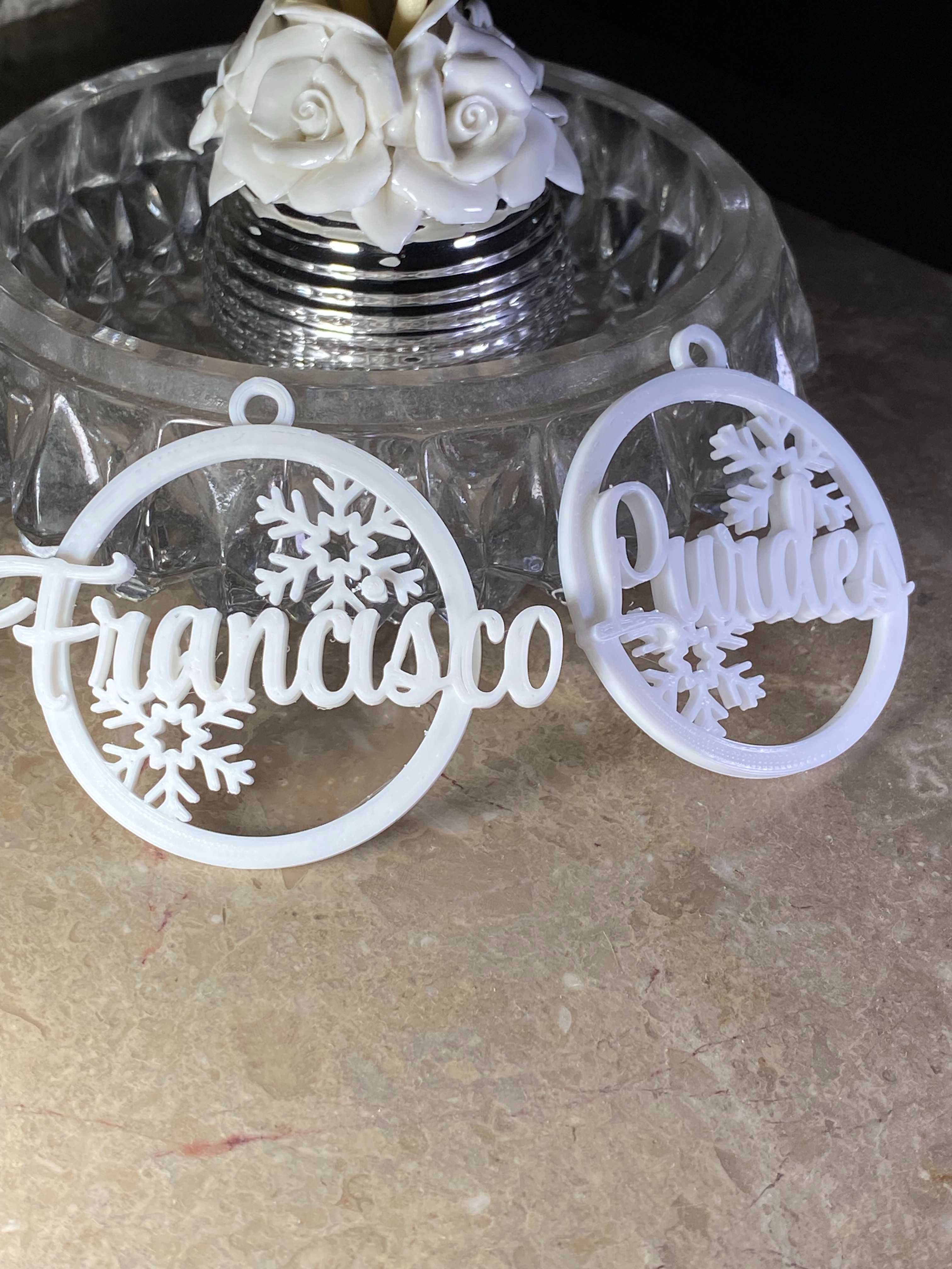 Ornamentos de Natal - Personalizáveis