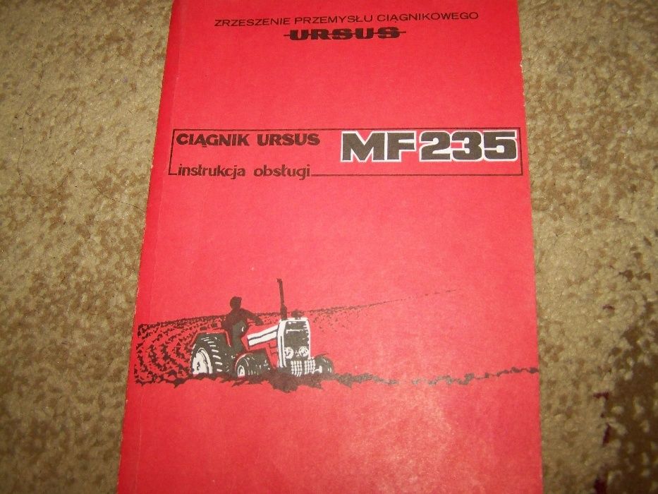 Instrukcja obsług Massey Ferguson 235 MF235 oryginał 1987