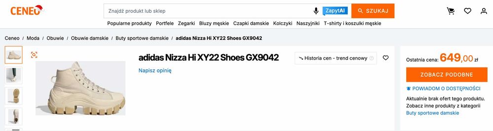 buty adidas Nizza xy22 - r. 40 - bardzo dobry stan