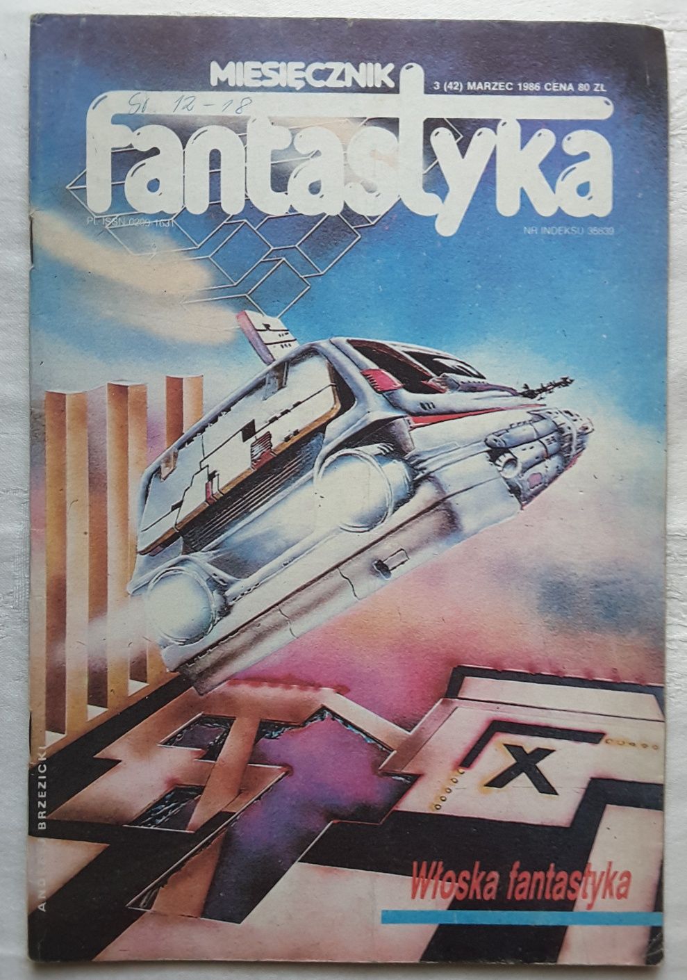 Czasopismo Fantastyka nr 3 (42) Marzec 1986