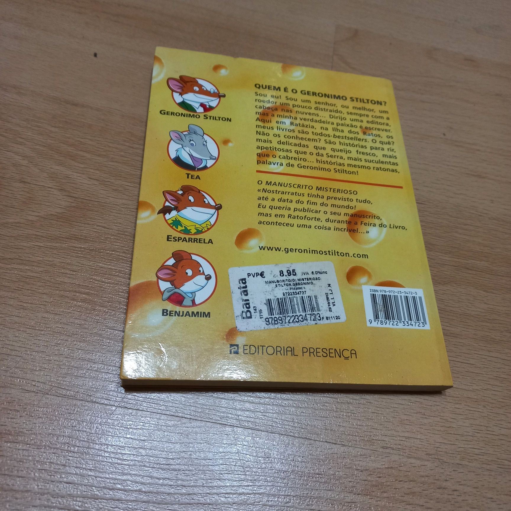 Livros da colecção Geronimo Stilton