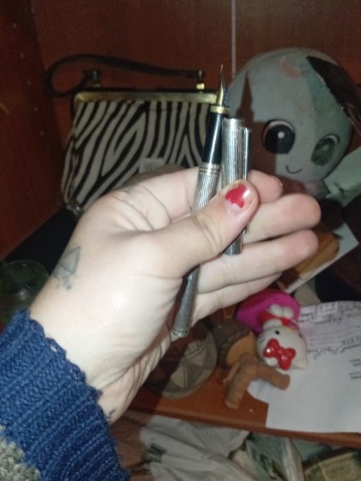 Caneta sem tinta aparo