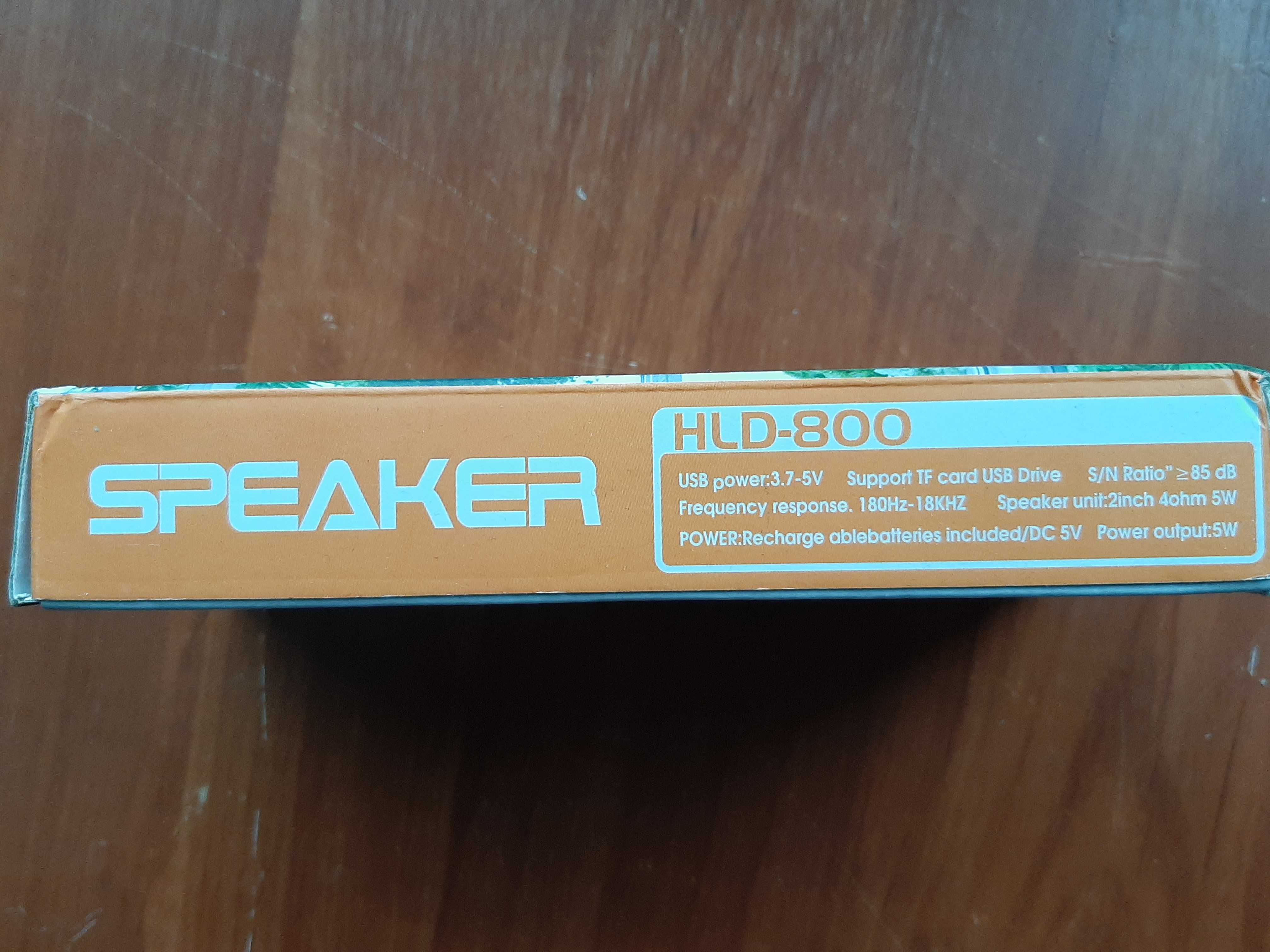 Przenośne radio / odtwarzacz / głośniczek Speaker HLD-800