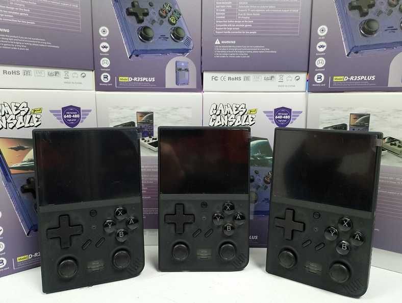 Ретро ігрова приставка портативна PSP 15000 ігор R35Plus PlayStation
