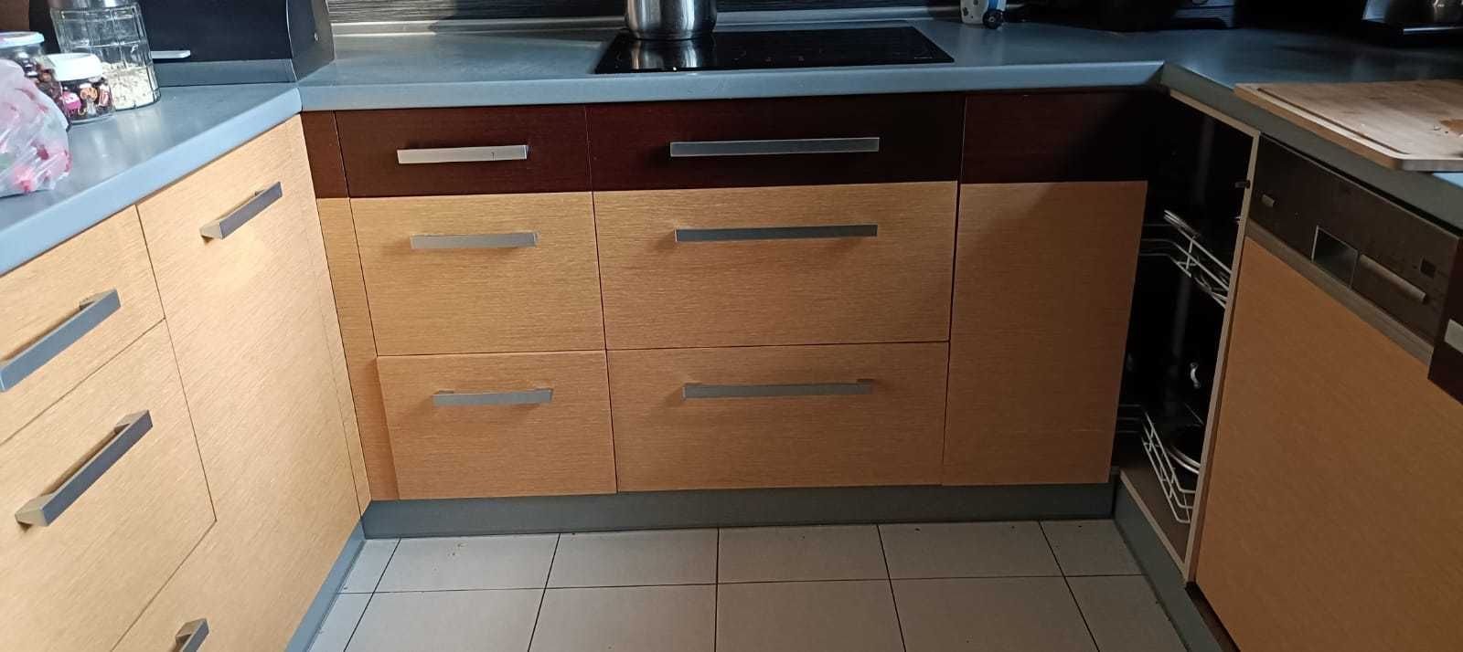 meble kuchenne fornir 9 sztuk