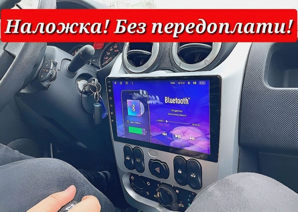 Магнитола Android Dacia, Renault, Duster, Logan, Sandero, з рамкой!