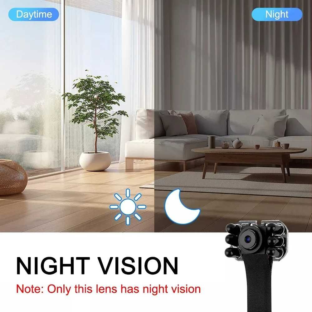 Kamera szpiegowska WiFi HD 1080P kamera DIY Mini kamera noktowizyjna