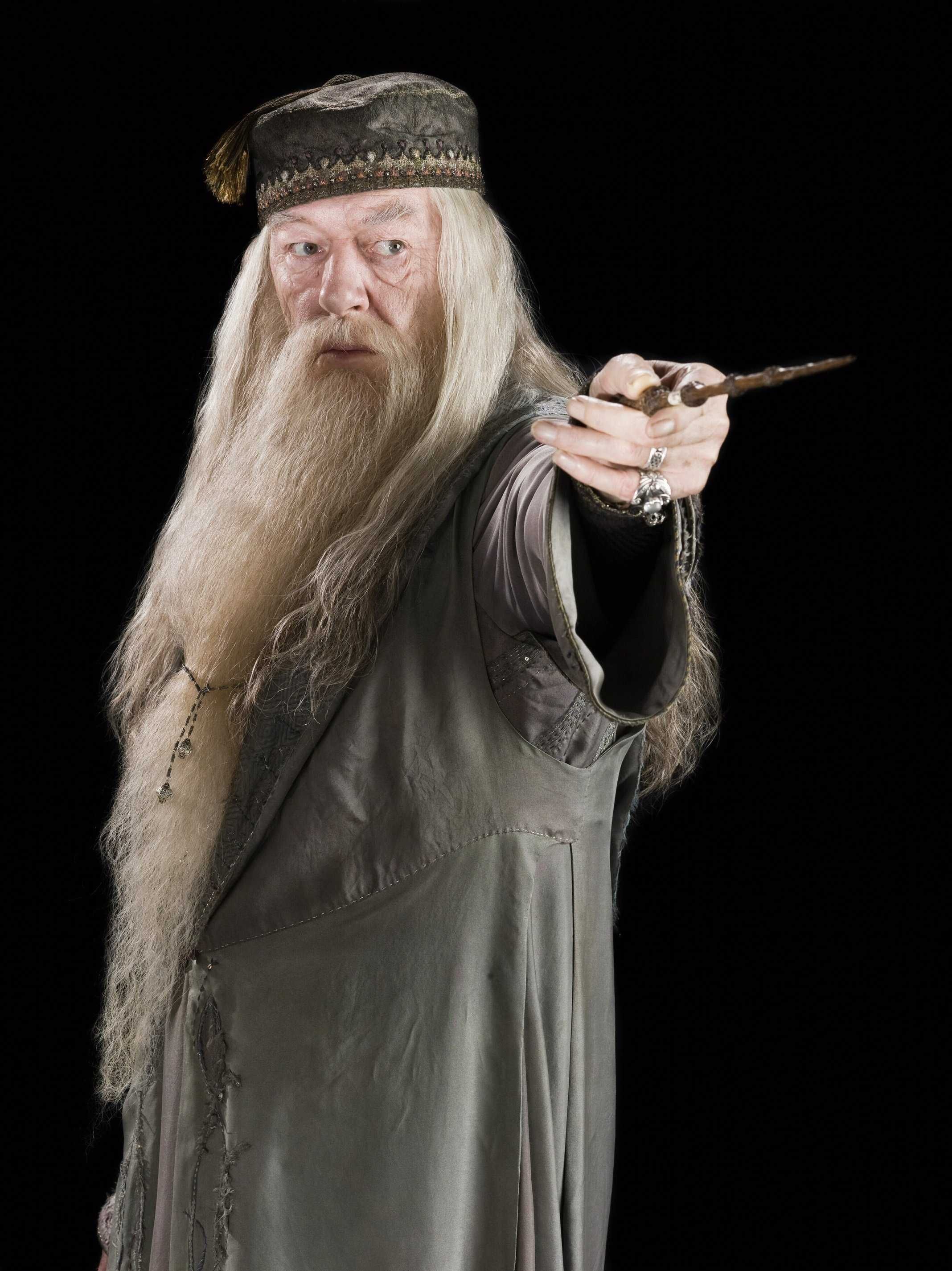 Różdżka Dumbledore 38cm filmowa drewniana w pudełku Harry Potter