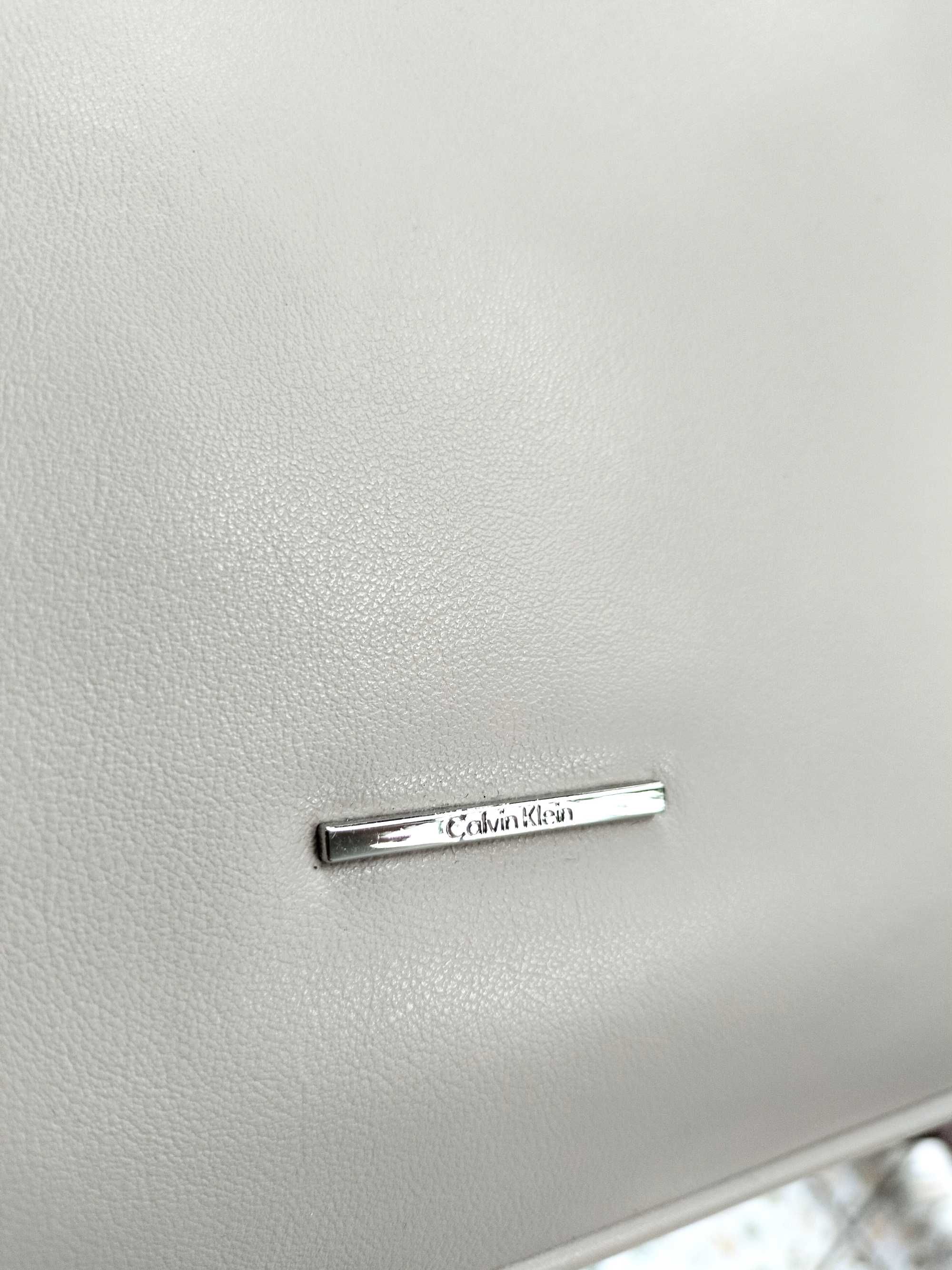 Torebka Calvin Klein NOWA, duża beżowa ecru, z metką