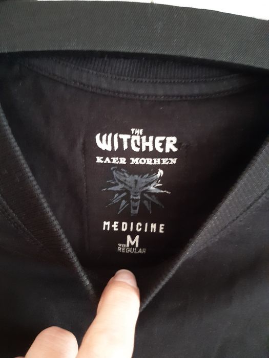Nowa czarna bluza męska Wiedźmin Medicine The Witcher Kaer Morhen M L