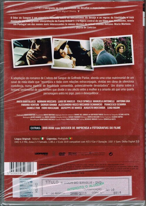 Filme em DVD: O Odor do Sangue - NOVO! A Estrear! Selado!