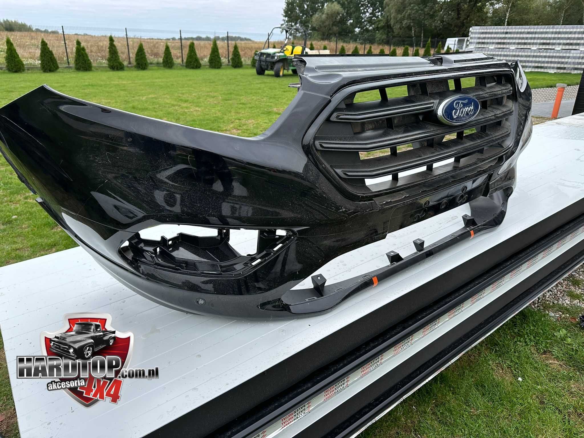 Zderzak Grill Ford Transit Custom 2023+ Przód Lift CZARNY