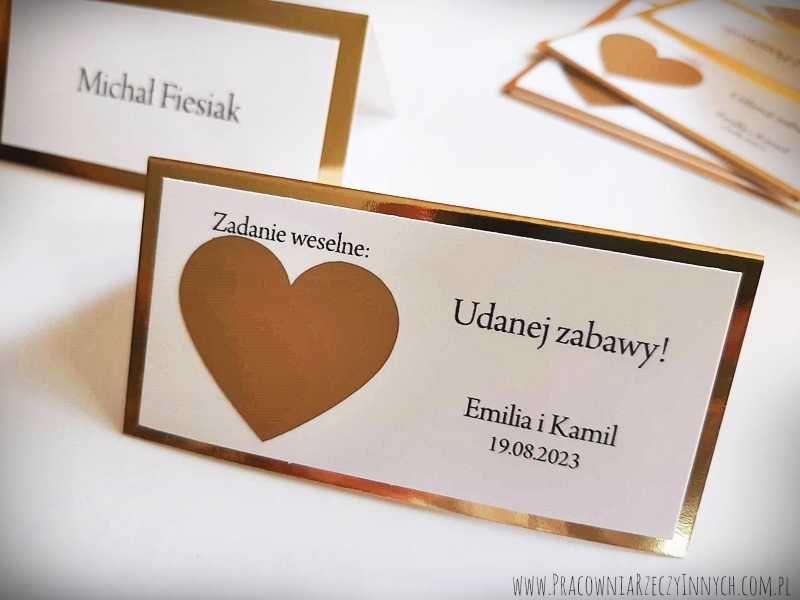 Winietki glamour ze zdrapką