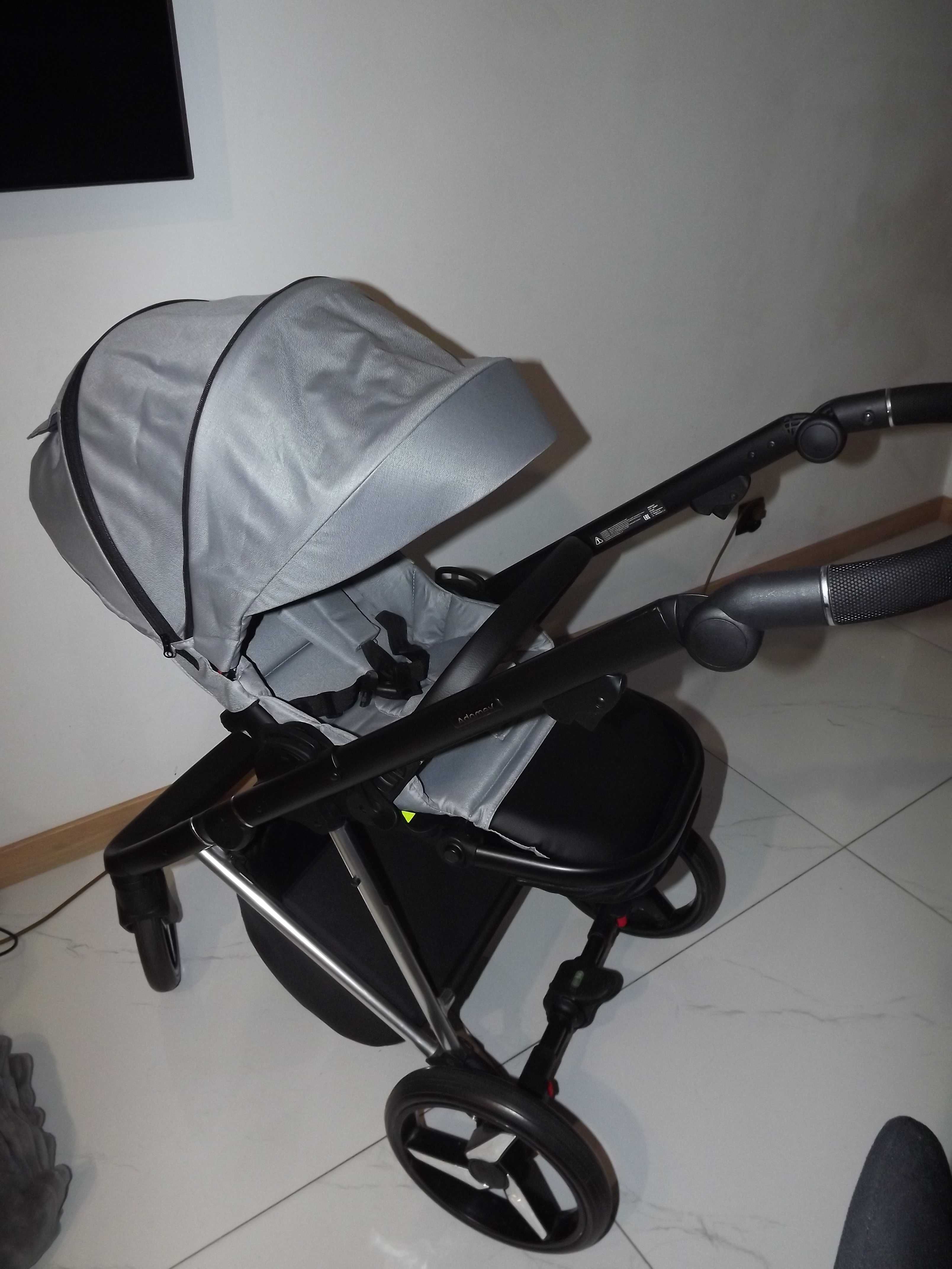 Adamex Quantum jak Adamex Belissa  special edition  3w1 Szary Cybex