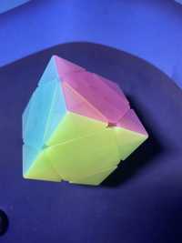Кубик Рубика скьюб головоломка Qiyi желейні кольори