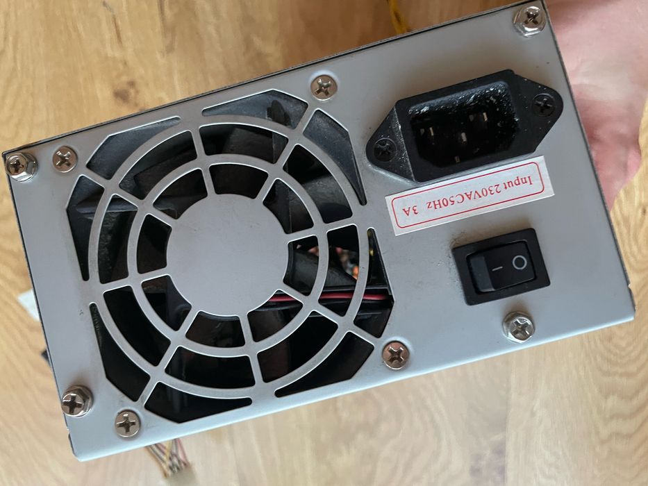 Zasilacz komputerowy TAKE ME 350 Force sprawny z demontażu