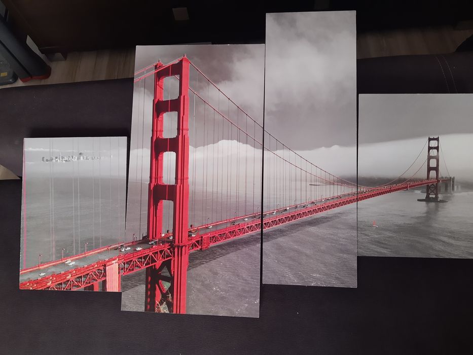 Obraz czerwony most Golden Gate