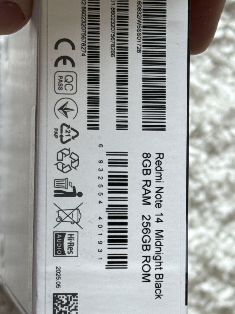 Redmi Note 14  8/256gb