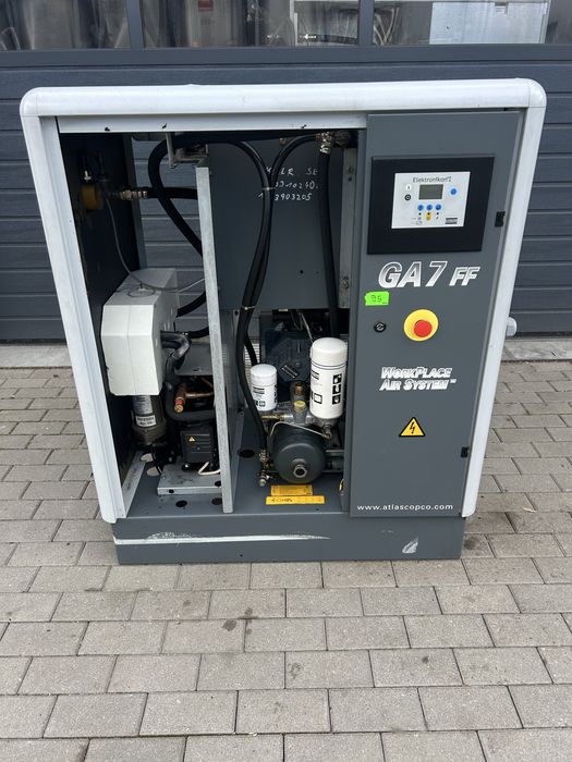 Kompresor śrubowy  ATLAS COPCO GA7 FF 7.5kw Z OSUSZACZEM