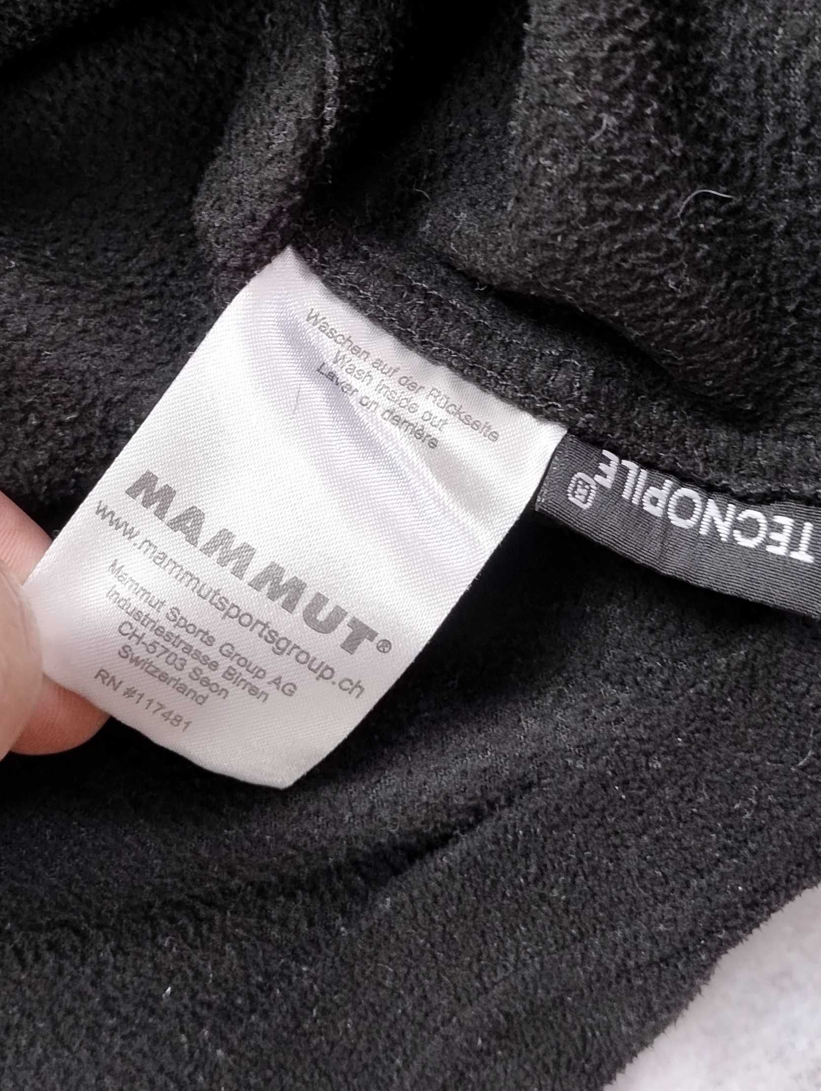 Czarny polar Mammut Tecnopile half zip outdoor turystyczny XXL
