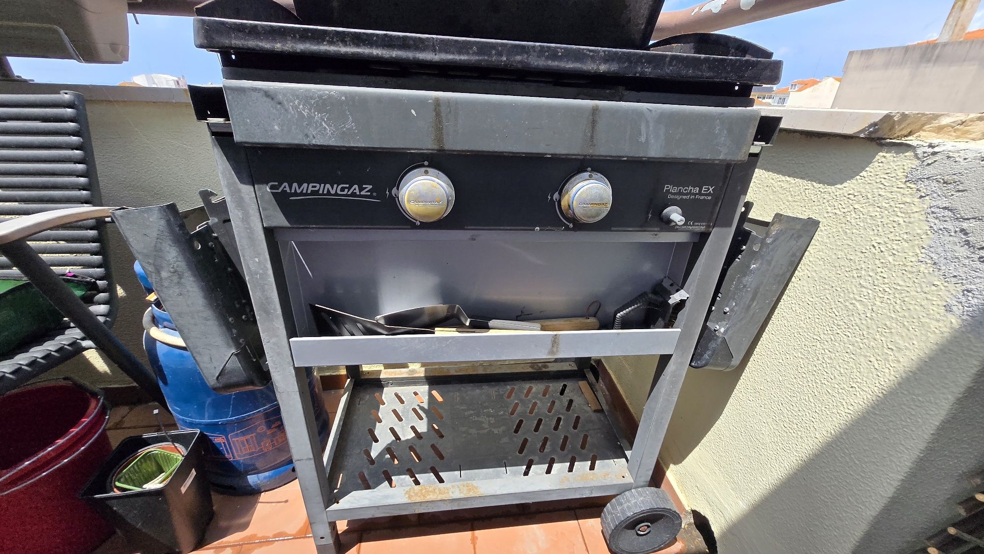 Plancha Camping gaz doble
