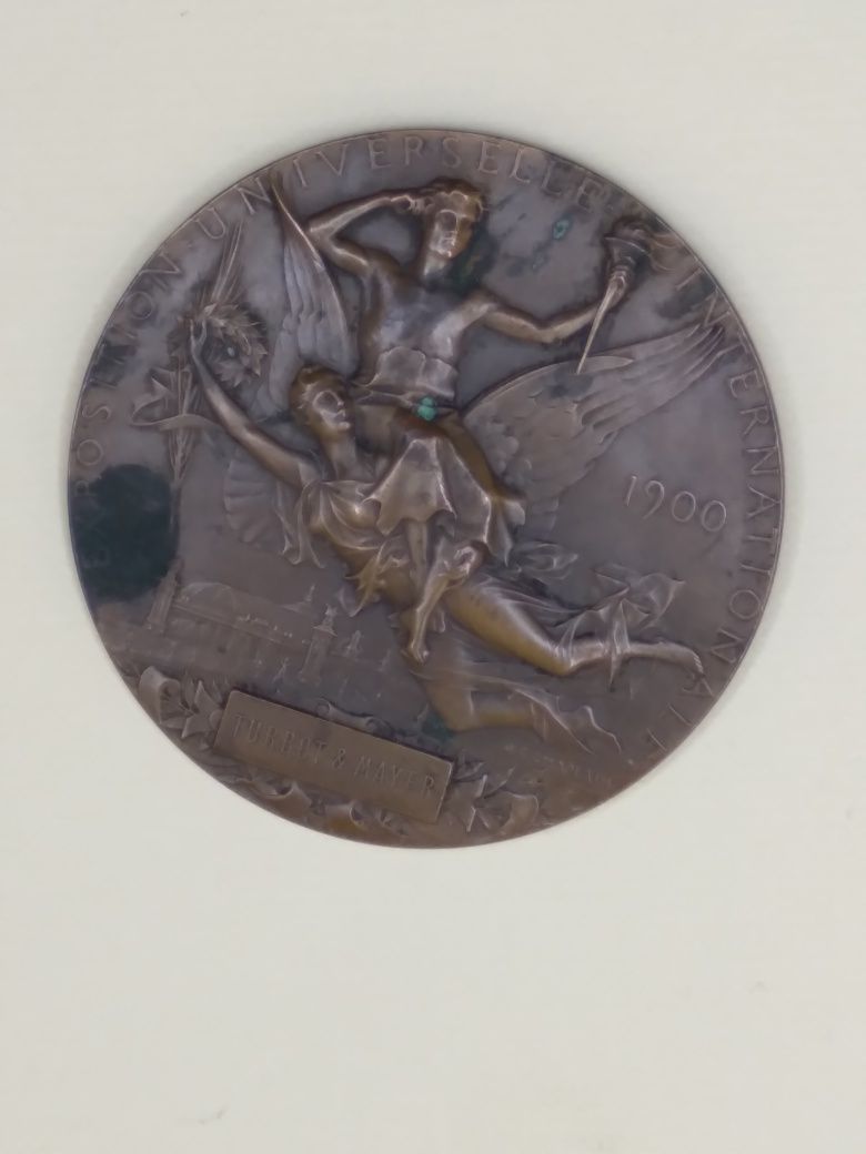 Medal wystawy. Paryż 1900 rok. Exposition Universelle. 64 mm.