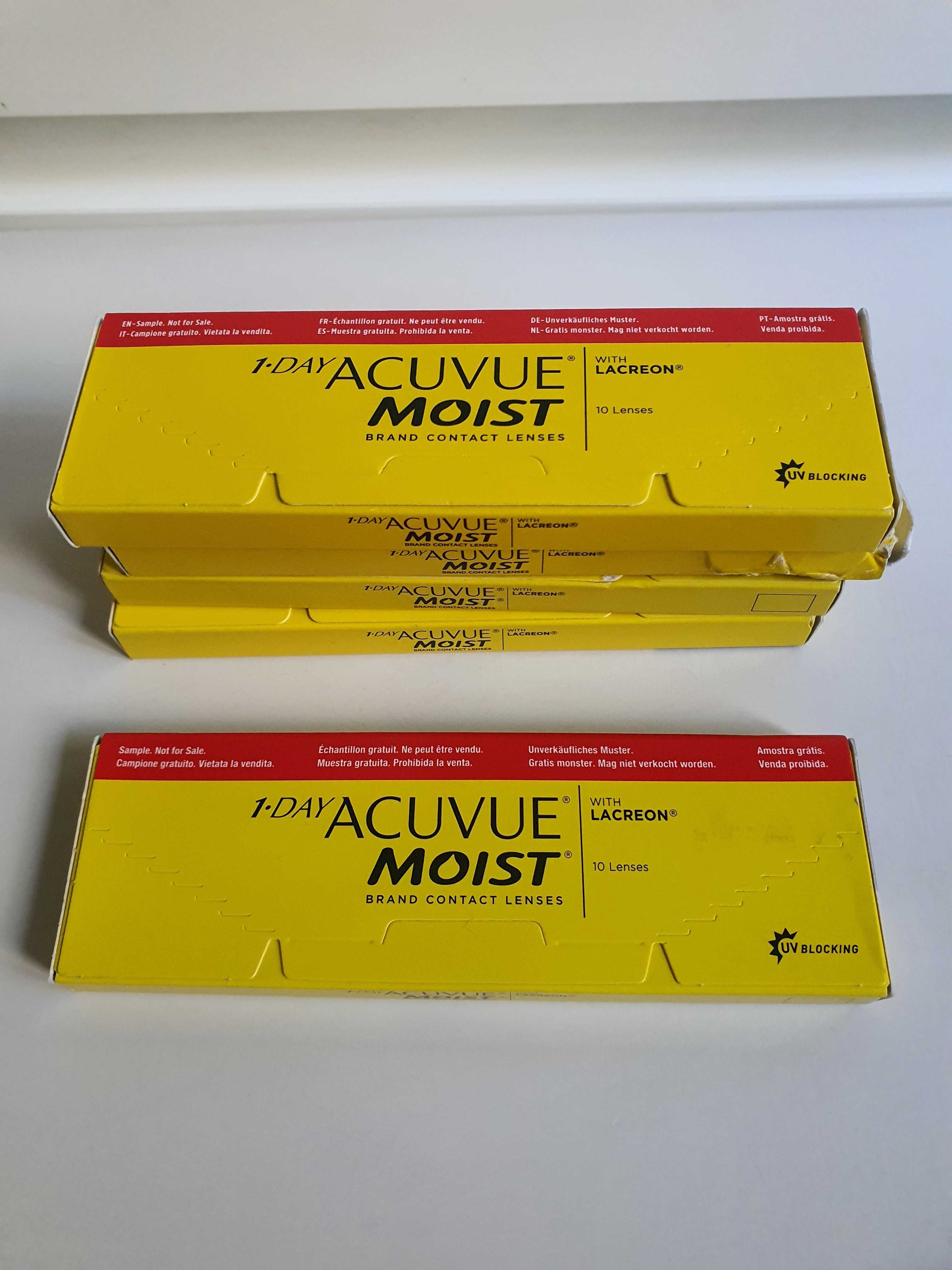 Контактні лінзи 1-Day Acuvue Moist Contact Lenses 10