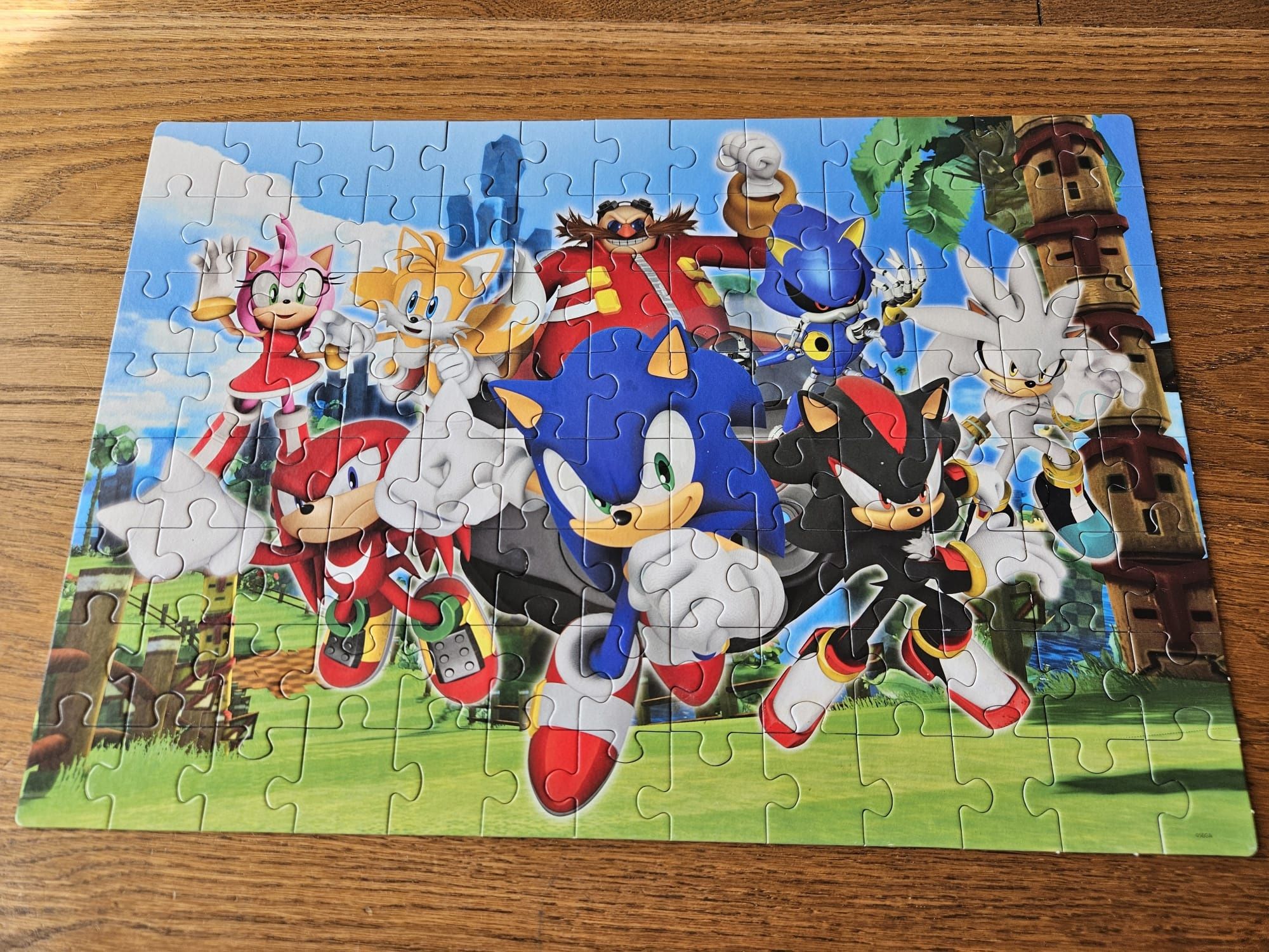 Puzzle Sonic 104 elementy