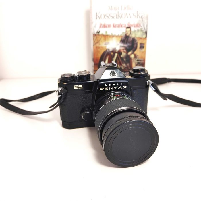 Analogowa Lustrzanka Asahi Pentax ES - Electro Spotmatic z 135 mm 2,8