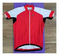 Koszulka rowerowa kolarska Giordana (XXXL/46) #męska #czerwona #Italy