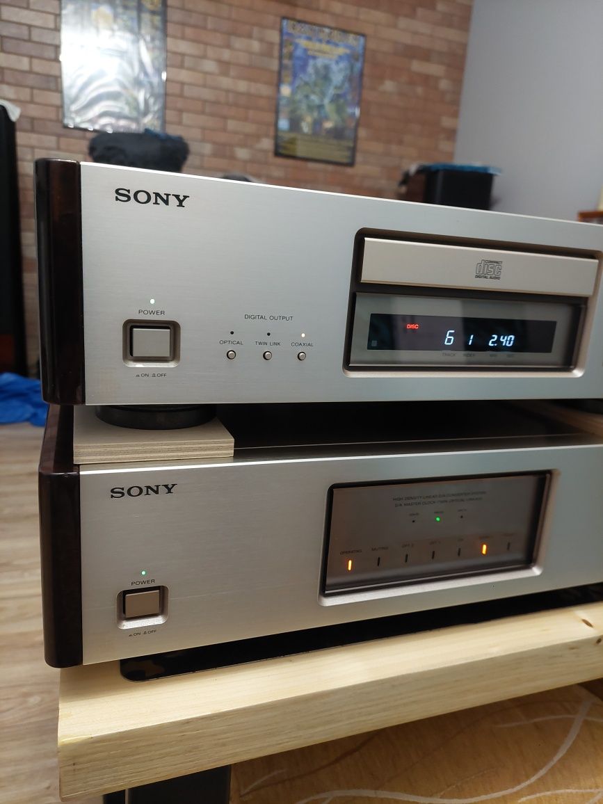 Sprzedam zestaw SONY CDP R1a+DAS R1a,stan kolekcjonerski