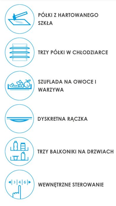 Candy lodówka 93 litry