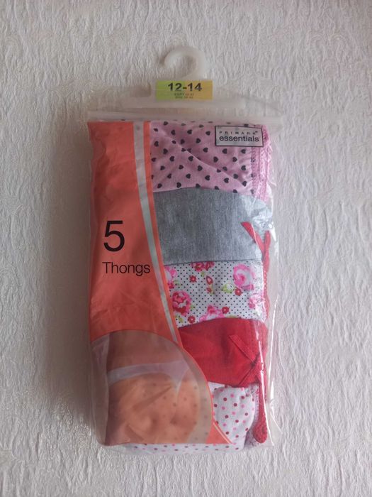 Stringi damskie 5 szt. Bawełna