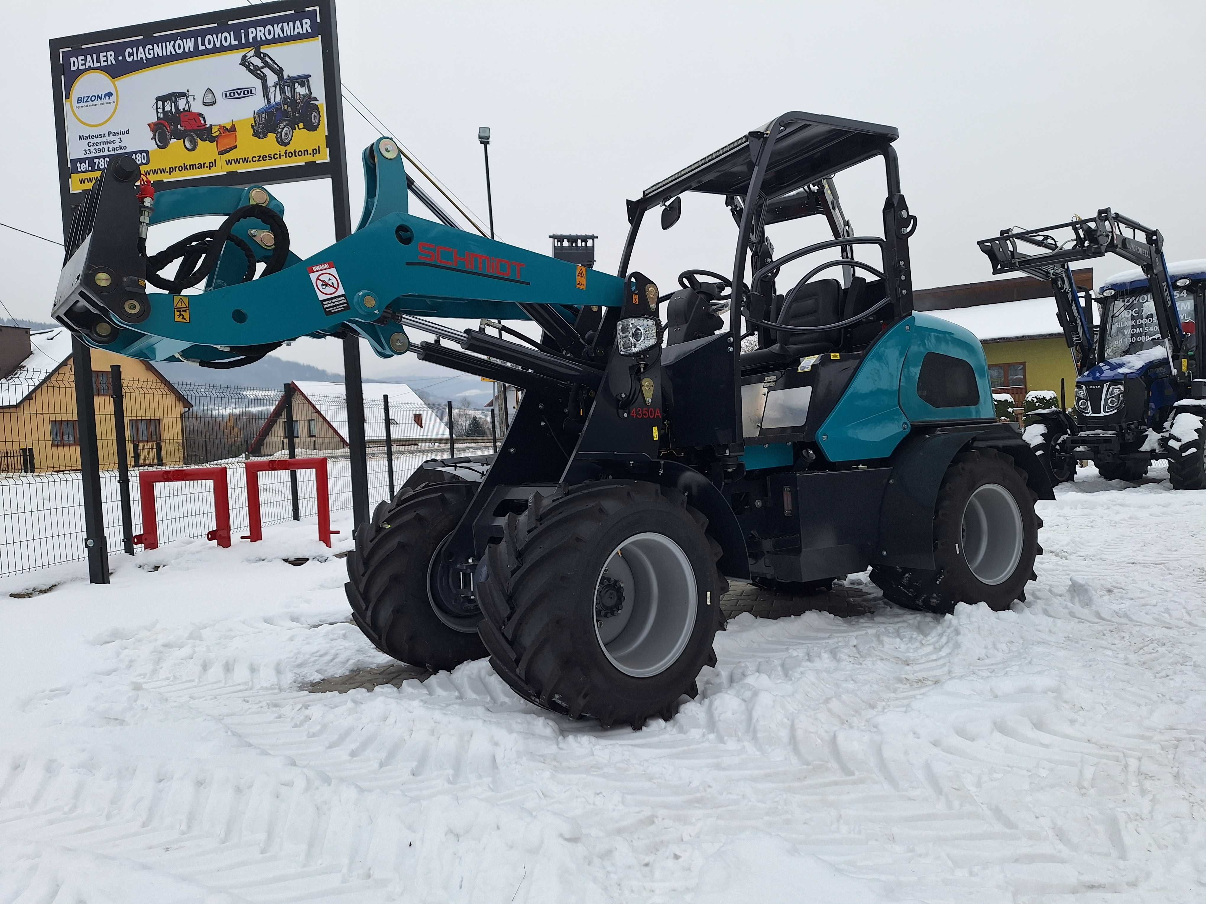 Fabrycznie nowa ładowarka przegubowa Schmidt 4350A UDŹWIG 2000 KG 4x4