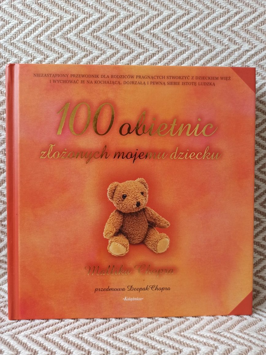 Książka Mallika Chopra "100 obietnic złożonych mojemu dziecku"