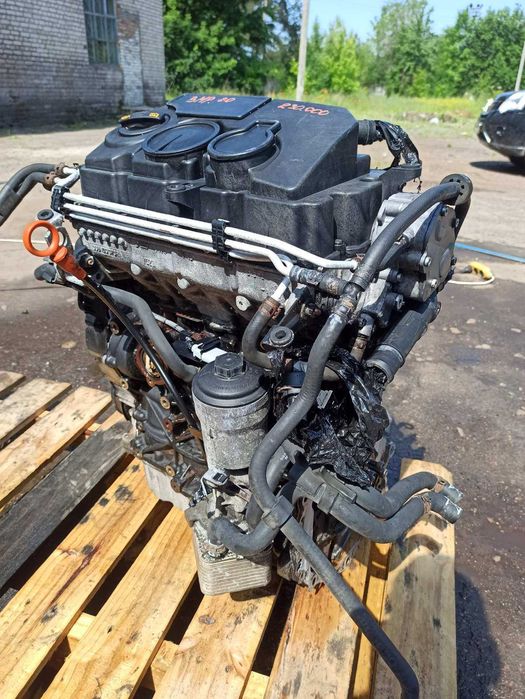 Мотор двигун двигатель Пассат Б6 2.0 TDI ВMP,BKD,CBA,CBB,CBD двигатель