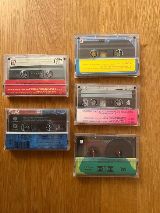 kasety magnetofonowe - Dire Straits - lata 90