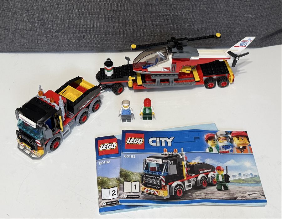 LEGO City 60183 Transporter ciężkich ładunków, komplet z instrukcją