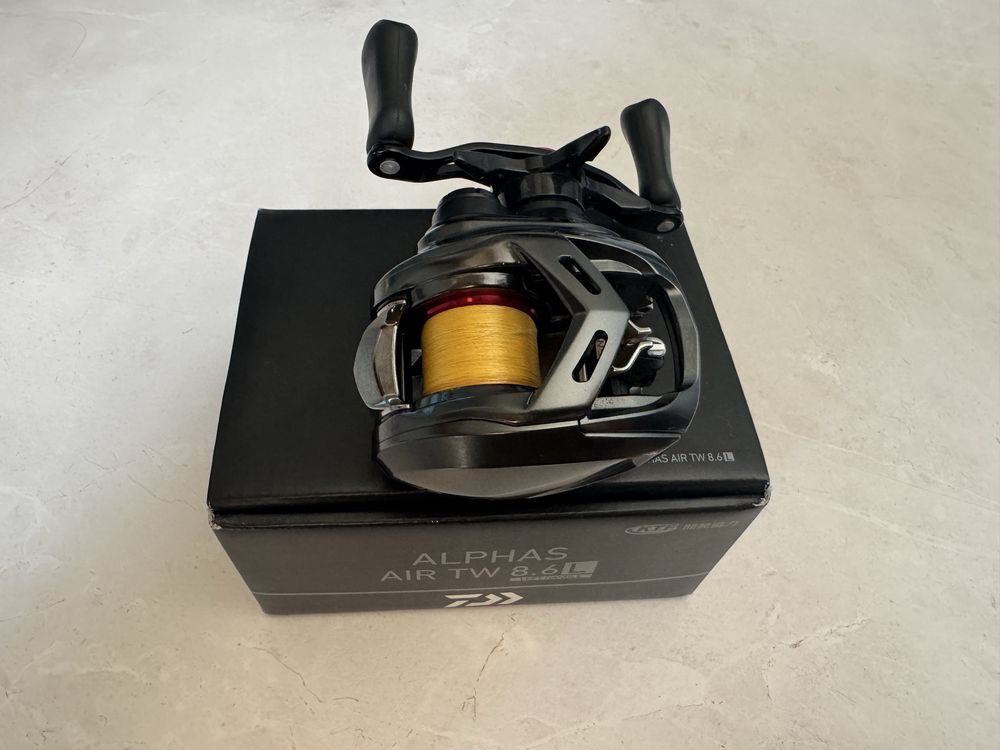 Multiplikator Daiwa Alphas air TW 8.6 L BFS, light, ultra light, UL