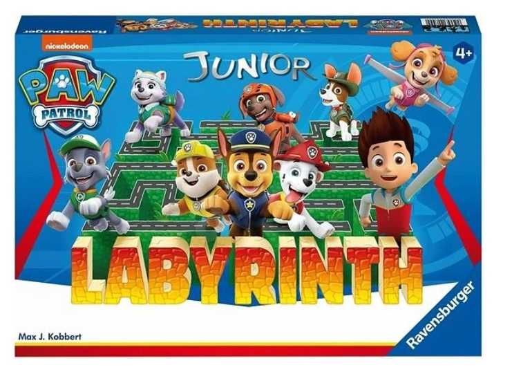 Psi Paw Patrol LABIRYNT Junior Gra Planszowa 4+ NOWA, wysyłka dzisiaj