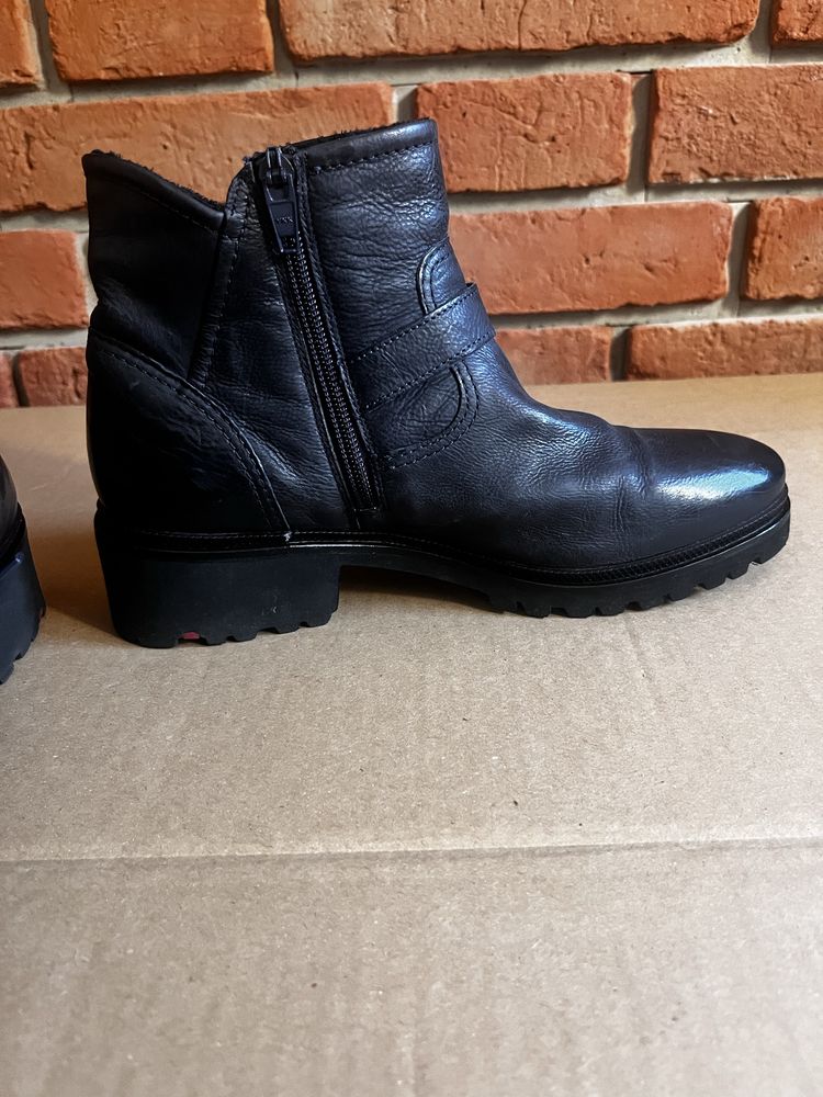 Botki skórzane LLOYD ocieplane na zamek  37 tommy hilfiger