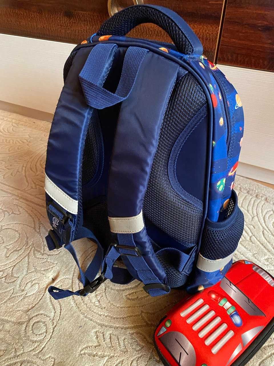 Школьный цветной рюкзак ранец портфель мальчик сумка первоклашки