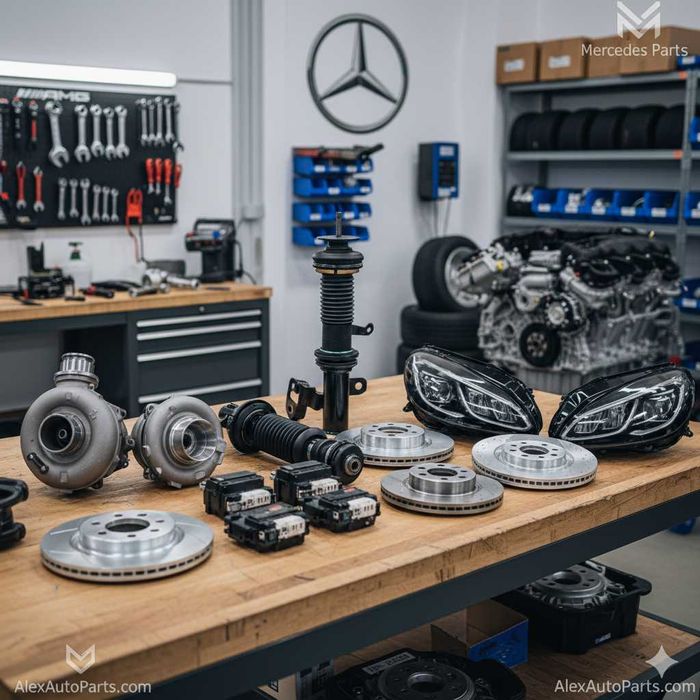 Кузовні Mercedes-Benz  | Бампери, фари, капоти, обвіс