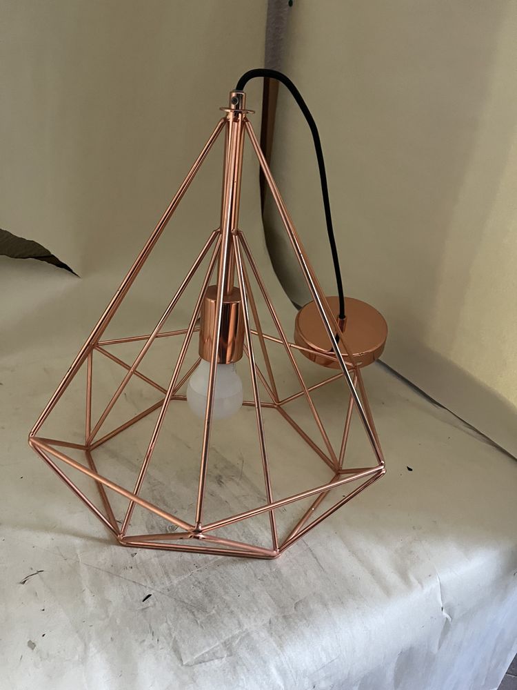 Candeeiro de Tecto Inspire modelo 79696 cobreado