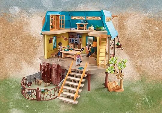 Wiltopia - Playmobil Wiltopia Centro de cuidados de animais Amazónia a